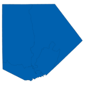 Map of Kendall County with county highlighted